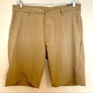 NWT Men’s Shorts Khaki Size 34 My Michigan Roots/Burnside 10” Inseam Lightweight